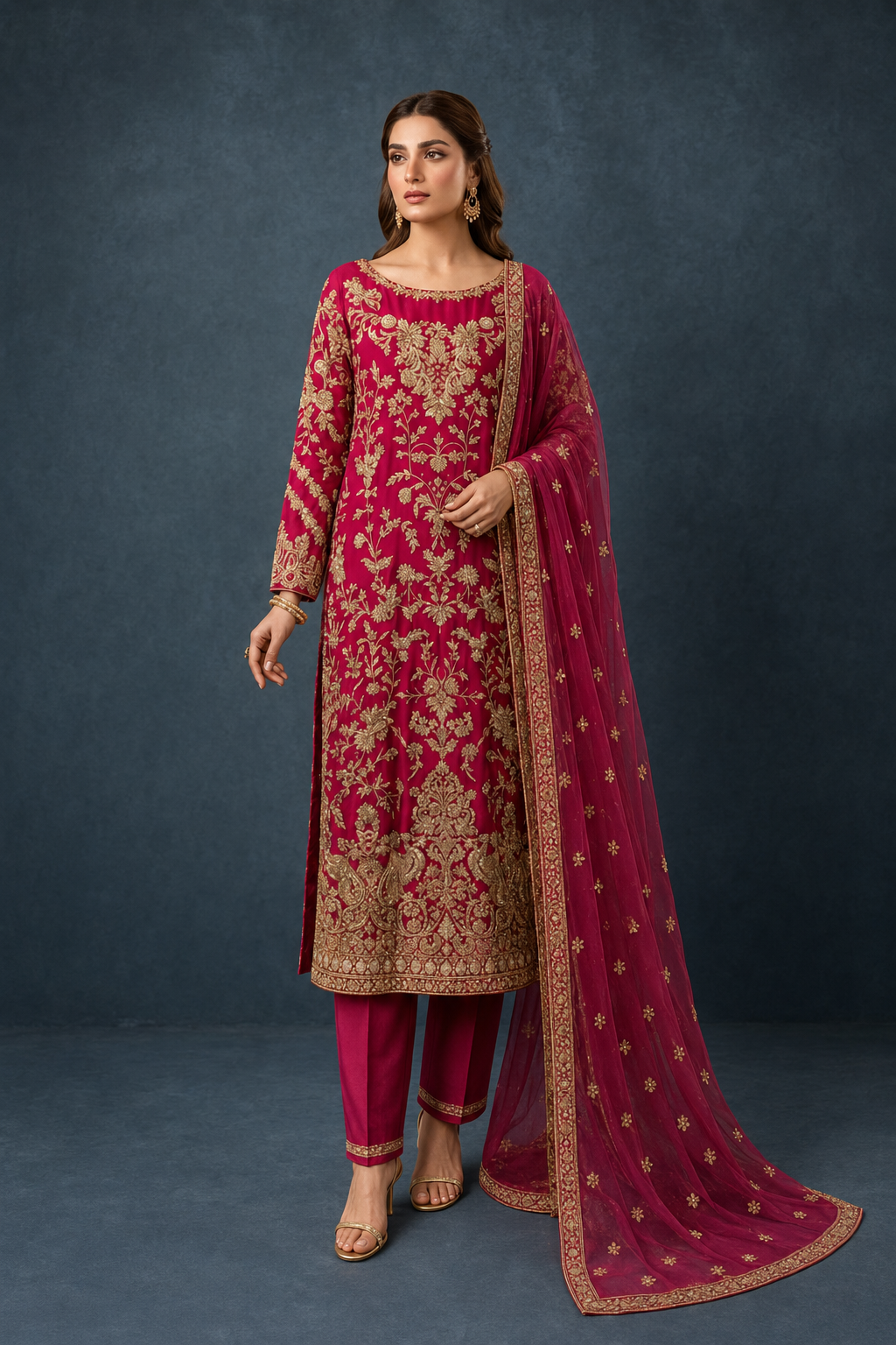 Heritage craftsmanship by Mian Lehnga House