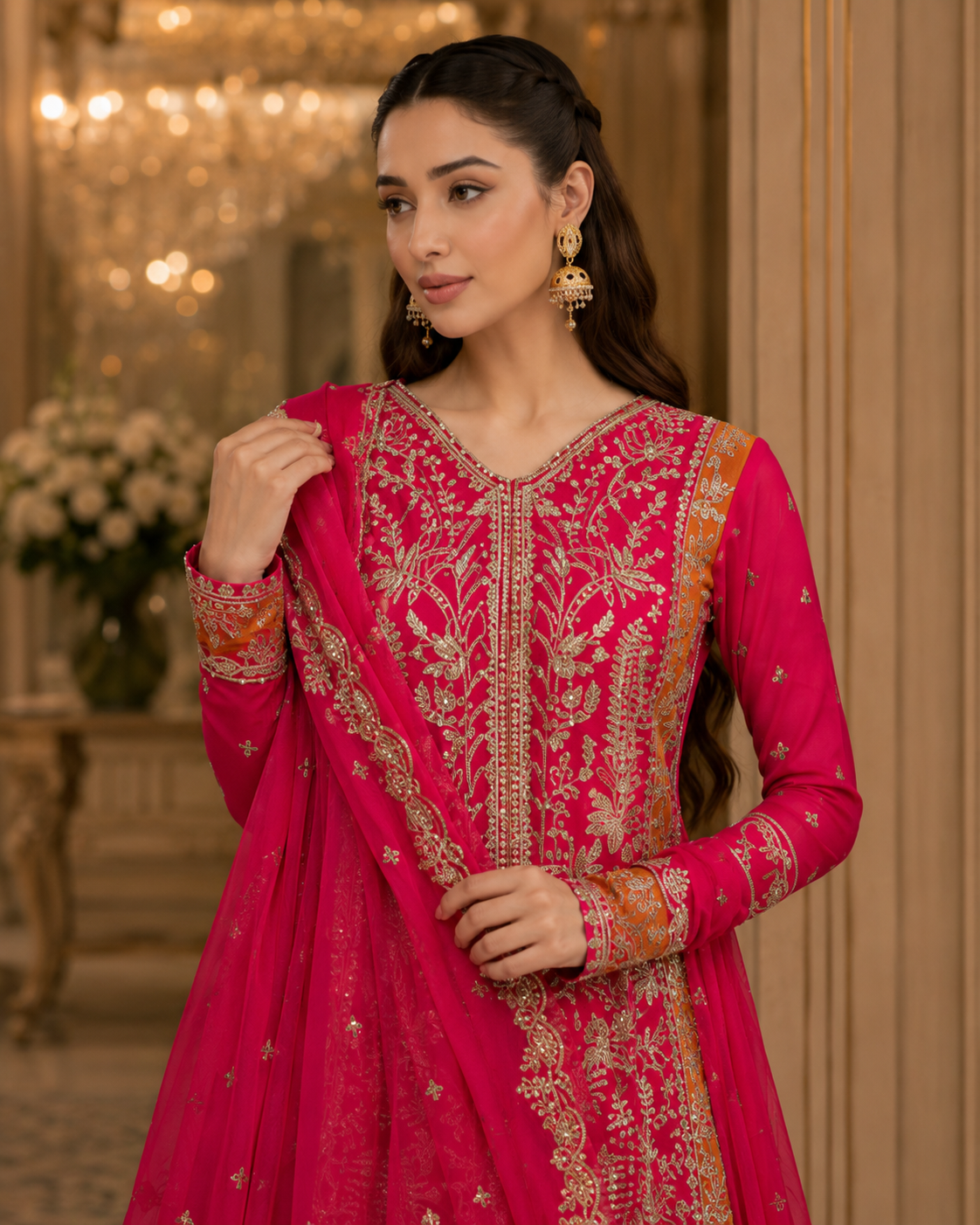 Gulnaar embroidery detail