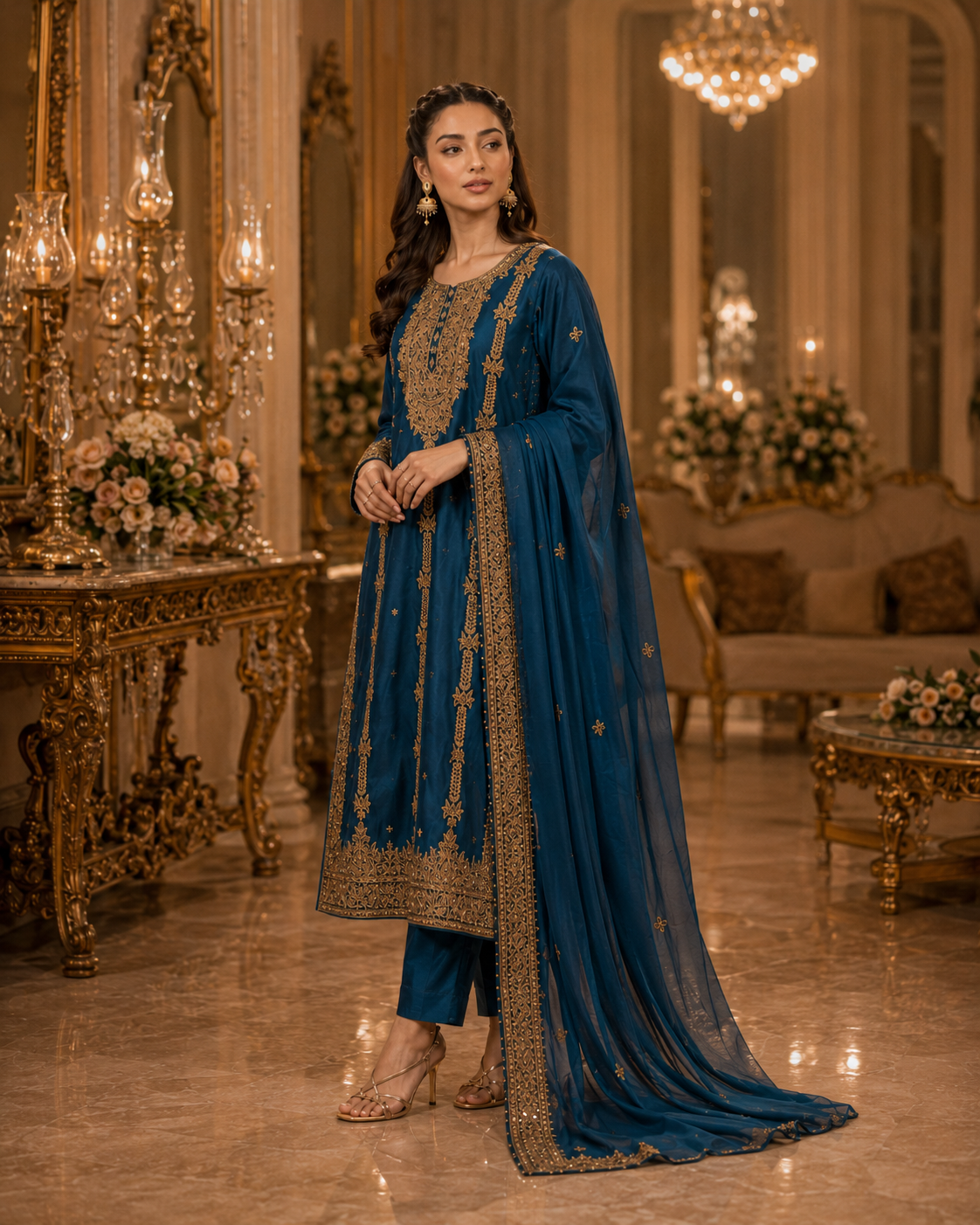 Neel-Zareen embroidery detail