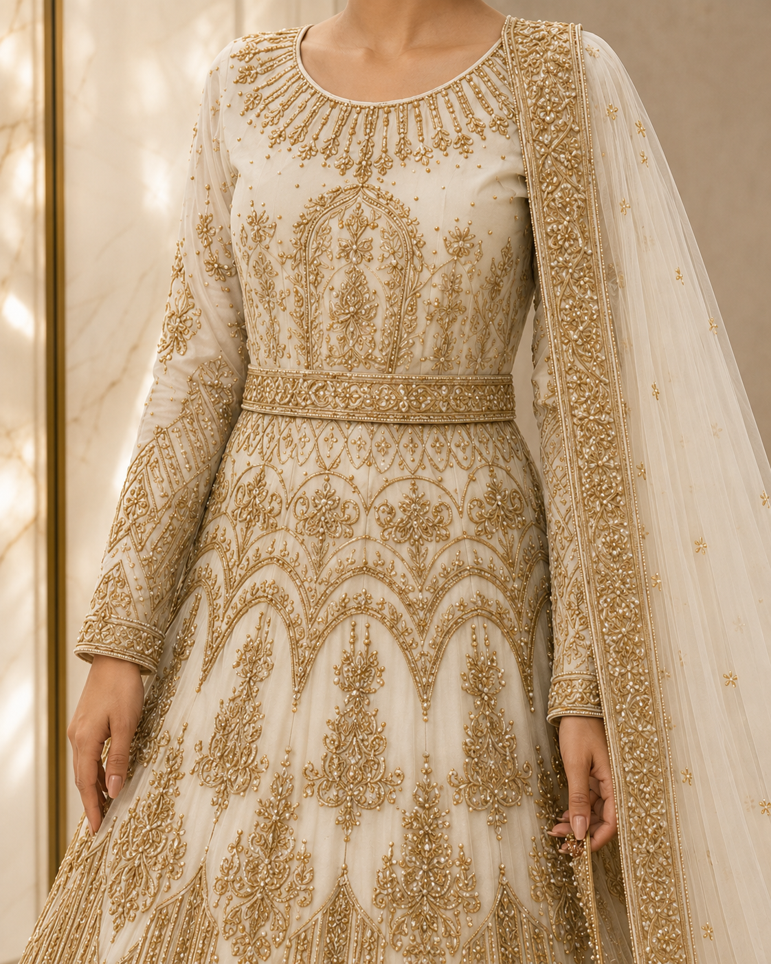 Noor-e-Zar embroidery detail